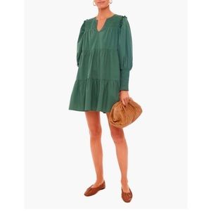 Tuckernuck Pomander Place Ceci Dress in Jaguar Green